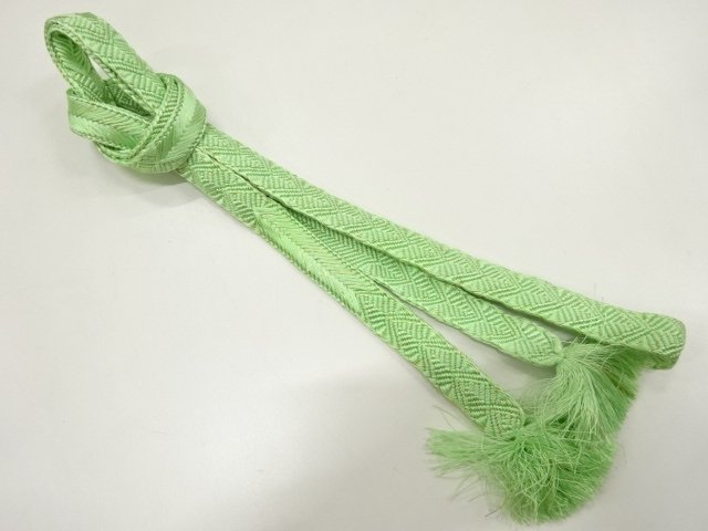 JAPANESE KIMONO / HAND-TIED OBIJIME CORD